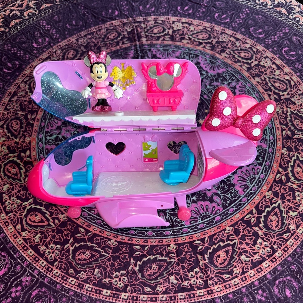 Pink Toy Airplane